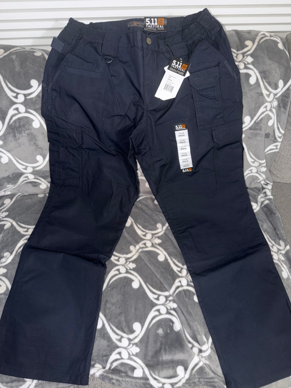 5.11 Tactical Women's Navy Cargo Pants with Utility Pockets